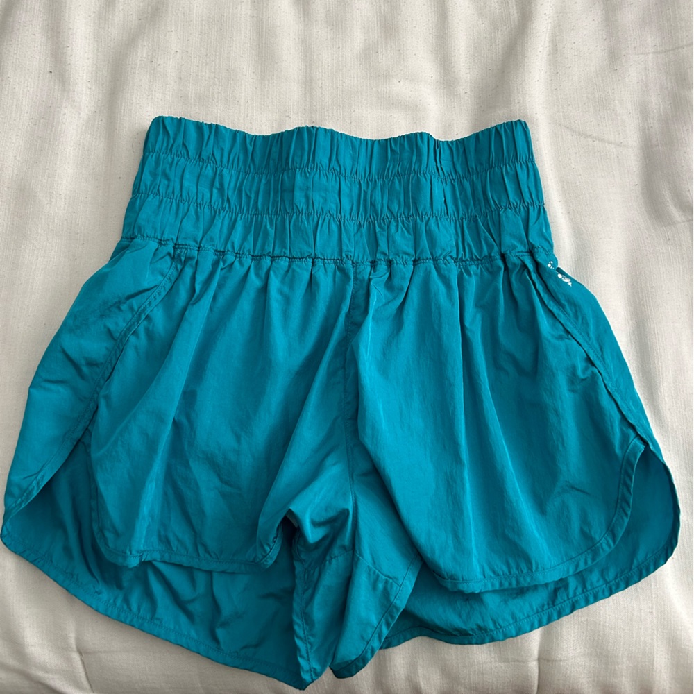 Turquoise Free People Shorts